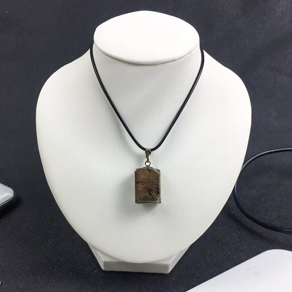 Valtric Pyrite Raw Crystal Necklace