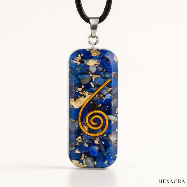 Noctara Lapis Lazuli Orgonite Crystal Necklace