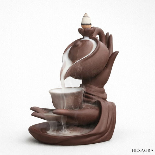 Sacred Hand Backflow Incense Burner