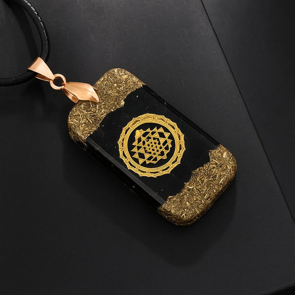 Astral Seal Obsidian Orgonite Talisman