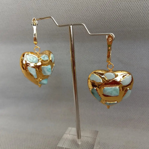Nayeli Oceanheart Crystal Earrings