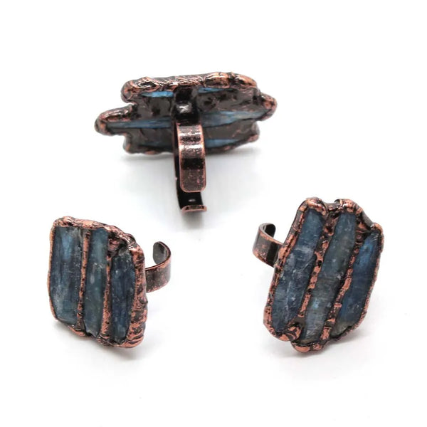 Nareen Kyanite Raw Crystal Ring