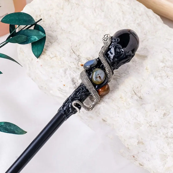 Solstice Snake Crystal Wand / Scepter