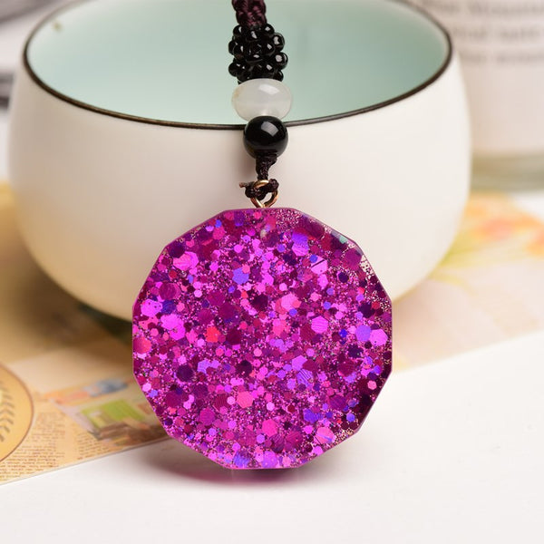 Velquor Prism Orgonite Crystal Necklace