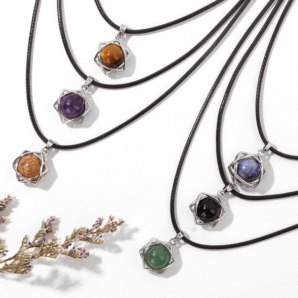 Araveth Sphere Crystal Necklace