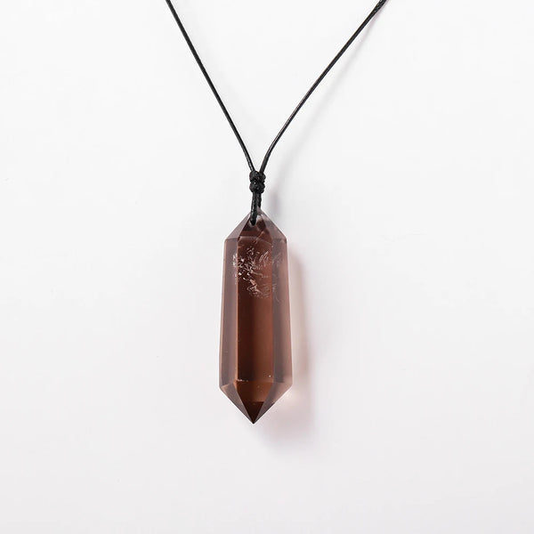 Aura Dusk Smoky Quartz Pendant