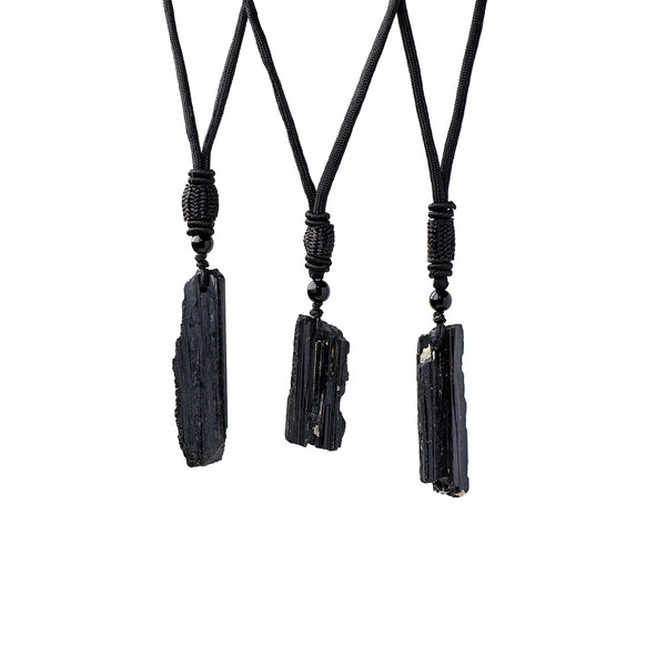 Shield of Stillness Black Tourmaline Necklace