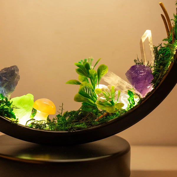Mirevale Crystal Ring Lamp