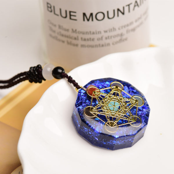 Velquor Prism Orgonite Crystal Necklace