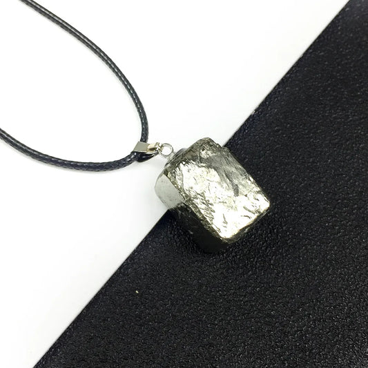 Valtric Pyrite Raw Crystal Necklace