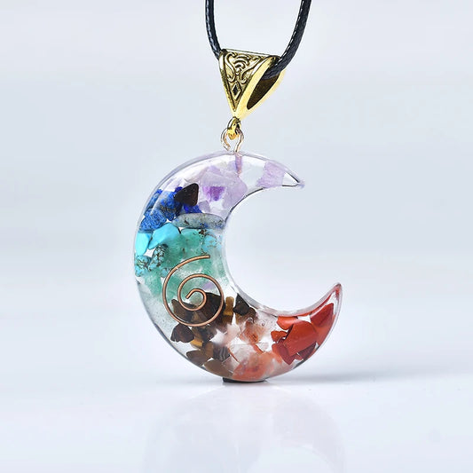 Thessira 7 Chakra Orgonite Crystal Necklace