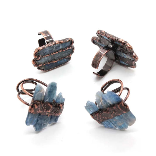 Nareen Kyanite Raw Crystal Ring