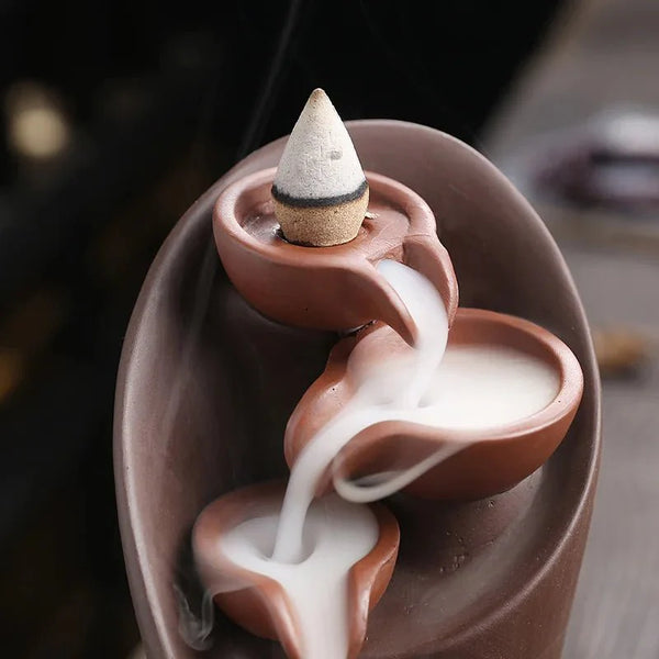 Celestial Cascade Backflow Incense Burner