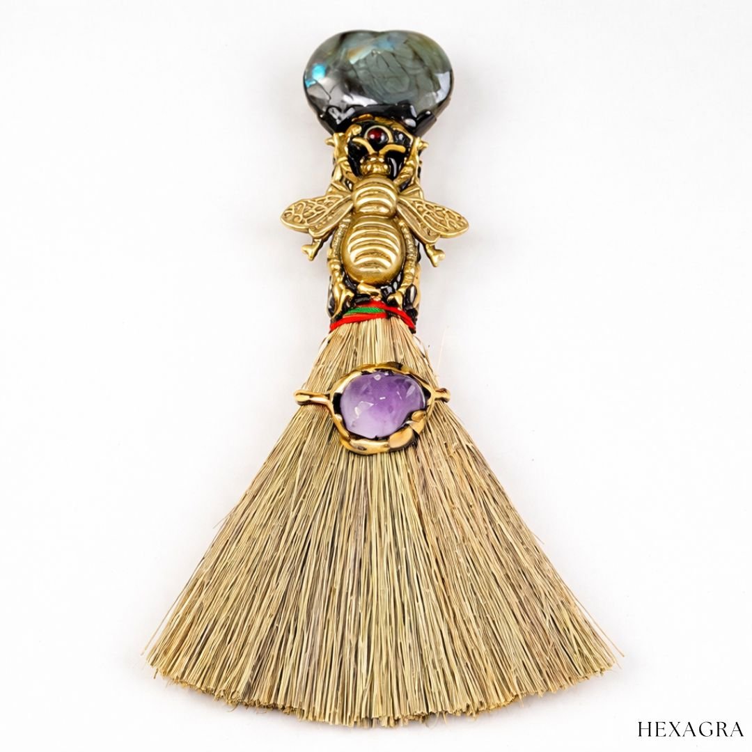 Healing Reiki Broom - hexagra