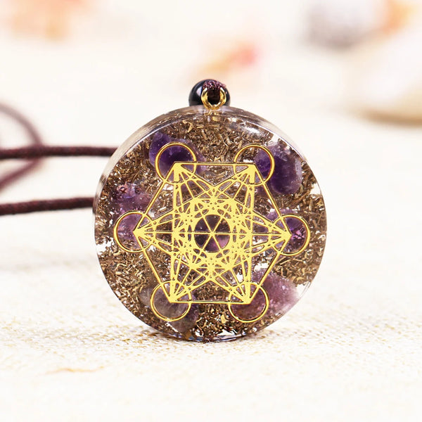 Aetheris Amethyst Orgone Pendant