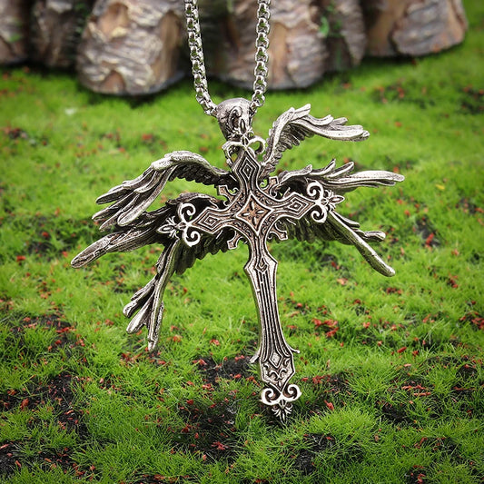 Arcaneum Six-Wing Angel Necklace