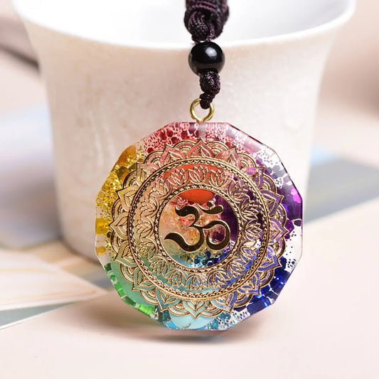 Zenvara 7 Chakra Orgonite Pendant