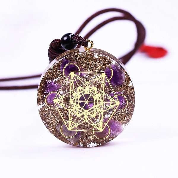 Aetheris Amethyst Orgone Pendant