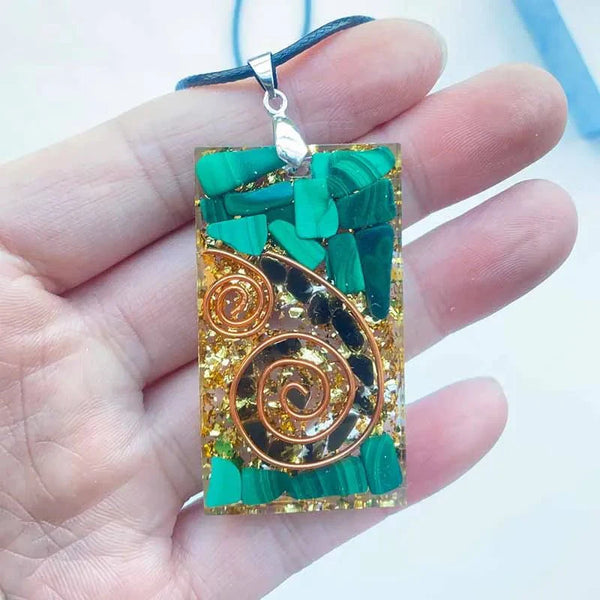 Kavora Guardian Orgonite Crystal Necklace