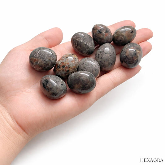 Luminara Yooperlite Stone - hexagra