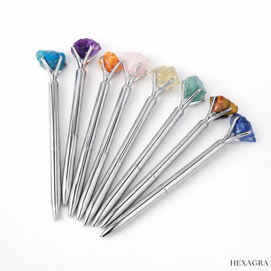 Mylenis Raw Crystal Pen - hexagra