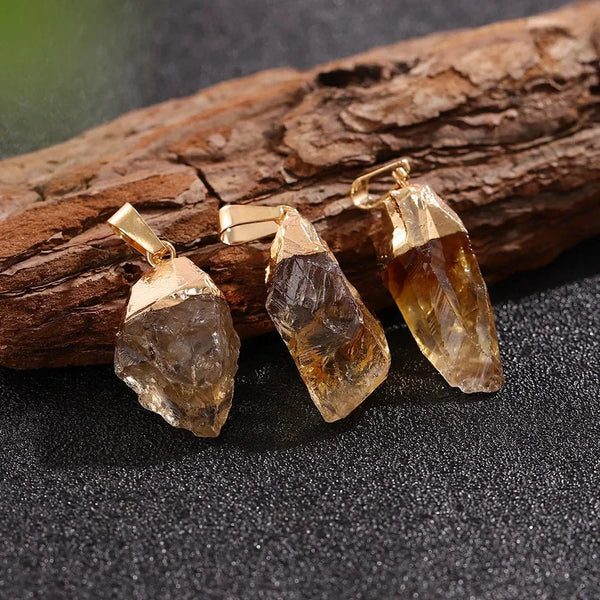Solara Raw Citrine Pendant